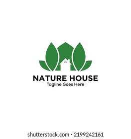 Vector de diseño de logotipo de la Casa de la Naturaleza