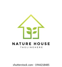 nature house logo. a unique, exclusive, elegant, professional, clean, simple, modern logo. It would be perfect for your company 