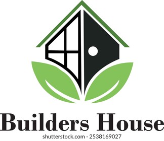 Nature house village logo vector design template with unique, simple, and elegant