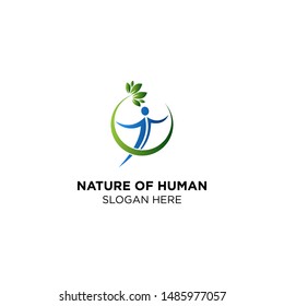 nature of human logo templates