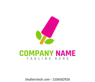Nature Ice Cream Logo Design