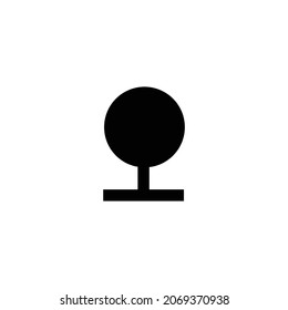 Icono de la naturaleza. Diseño de estilo plano aislado en un fondo blanco. Ilustración del vector