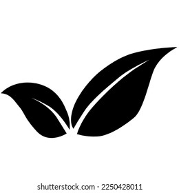 nature icon, leaf icon, ecology and energy icon