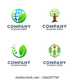 Nature Icon Logo Design