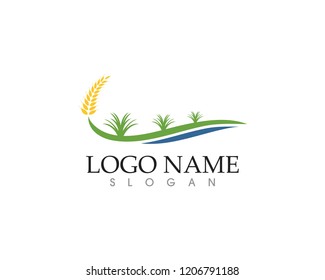 Nature icon logo design vector illustrartion