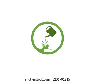 Nature icon logo design vector illustrartion