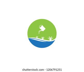 Nature icon logo design vector illustrartion