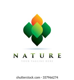 Nature Icon Logo Elements