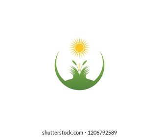 Nature icon logo vector