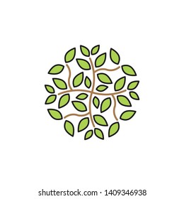 nature icon, logo vector template