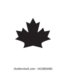 Nature icon : maple leaf design trendy