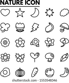 Nature icon pack