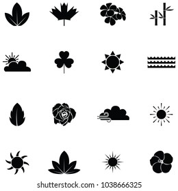nature icon set