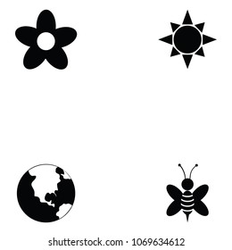 nature icon set