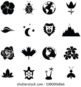 nature icon set