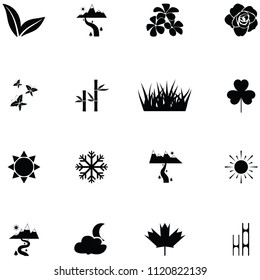 nature icon set