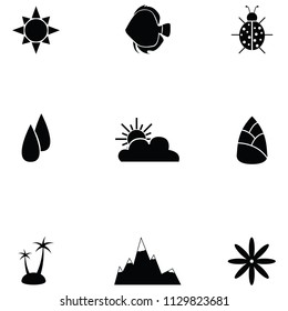 nature icon set