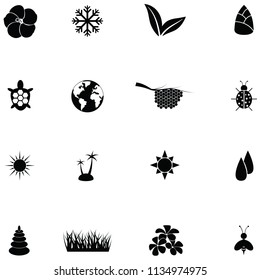 nature icon set
