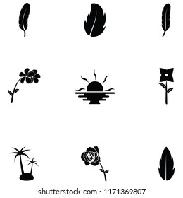nature icon set