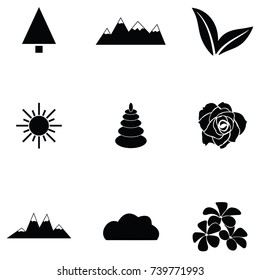 nature icon set