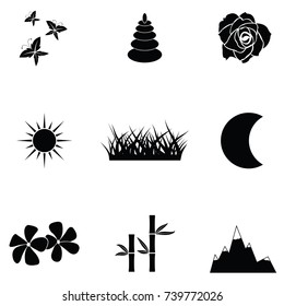 nature icon set