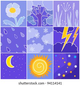 nature icon set