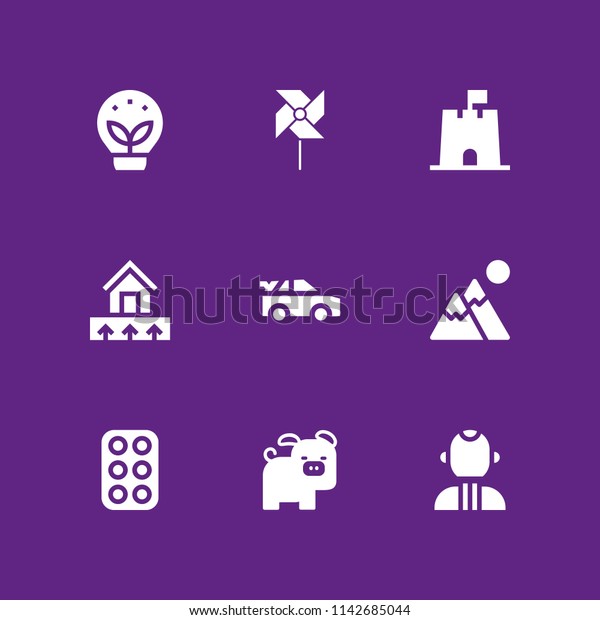 nature icon set. pinwheel, eggs and\
philippine vector icon for graphic design and\
web