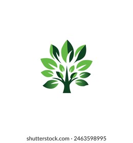 Nature icon symbol restore nature simple creative logo design elegant Nature logo design nature simple vector logo Tree icon