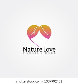 nature icon template,creative vector logo design,illustration element