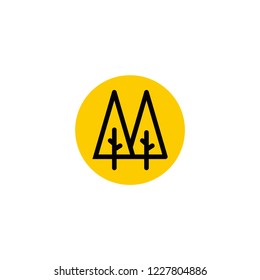nature icon vector