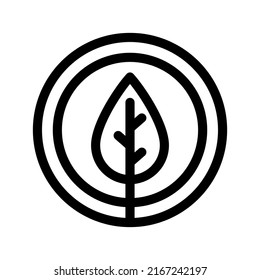 Design-Illustration des Natursymbols Vectorsymbol