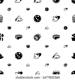 nature icons pattern seamless. Included editable filled moon, comet, Aquarium, Fishing, oyster, dove, Gardening, shark fin, flower basket icons. nature icons for web and mobile.