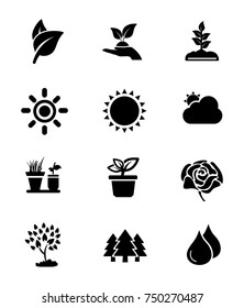 Nature Icons set