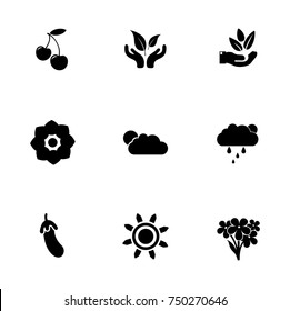 Nature Icons set