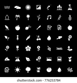 Nature icons set