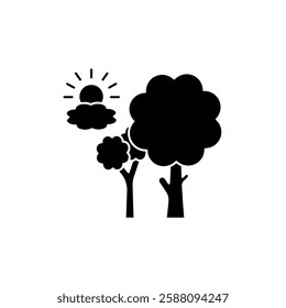 nature icons  symbol vector elements for infographic web