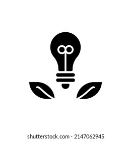 Icono de la Idea de la Naturaleza en vector. logotipo