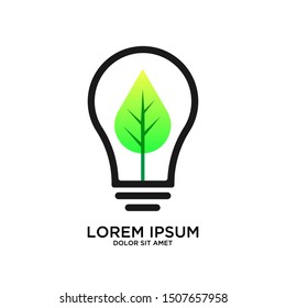 Nature Idea logo template, Green Inspiration logo designs vector, Wheat Idea logo template