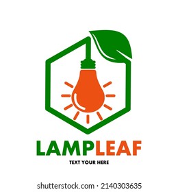 Nature idea vector logo template. This design use leaf symbol. Suitable for environment