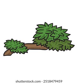 Nature Illustration Colored - Tree