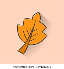 Nature illustrations or vectors, colored leaf icons are great for children's books, coloring books, etc.