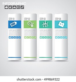 Nature infographics design templates set, vector eps10 illustration