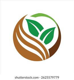 Nature Inspired Eco Logo Design with Wooden Texture Elements