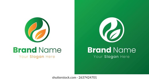 Nature Inspired Logo Design Service for Innovative Business Brand Identity Development Company