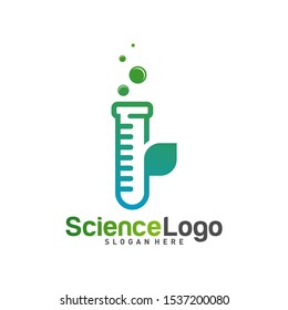 
Nature Lab Logo Design Concept Vector. Creative Lab with leaf Logo Template. Icon Symbol