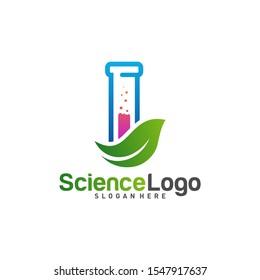 
Nature Lab Logo Design Concept Vector. Creative Lab with leaf Logo Template. Icon Symbol