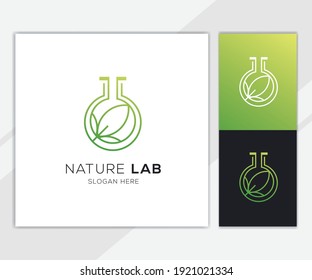 Nature Lab Logo Template Suitable For Scientist Company