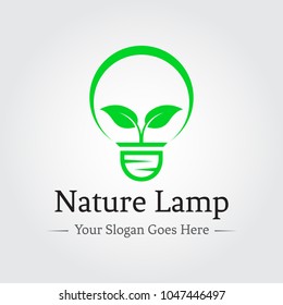 Nature Lamp Logo Concept