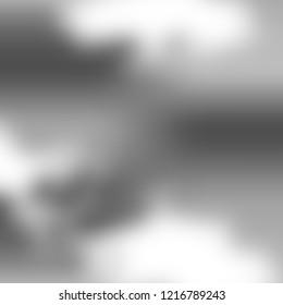 Nature Landscape Background with grey sky and white Realistic clouds. Vector illustration .Stylish design made using a gradient mesh.Beautiful floating white clouds filled the sky on a rainy day.