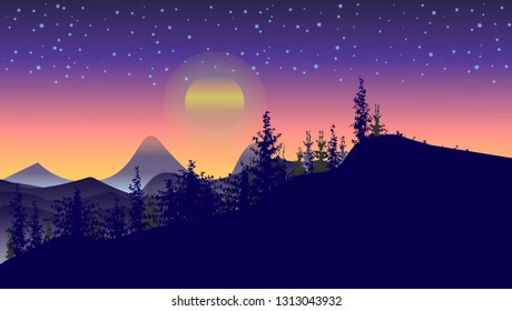 Nature landscape background. Nature tones. Can be used as web banner.